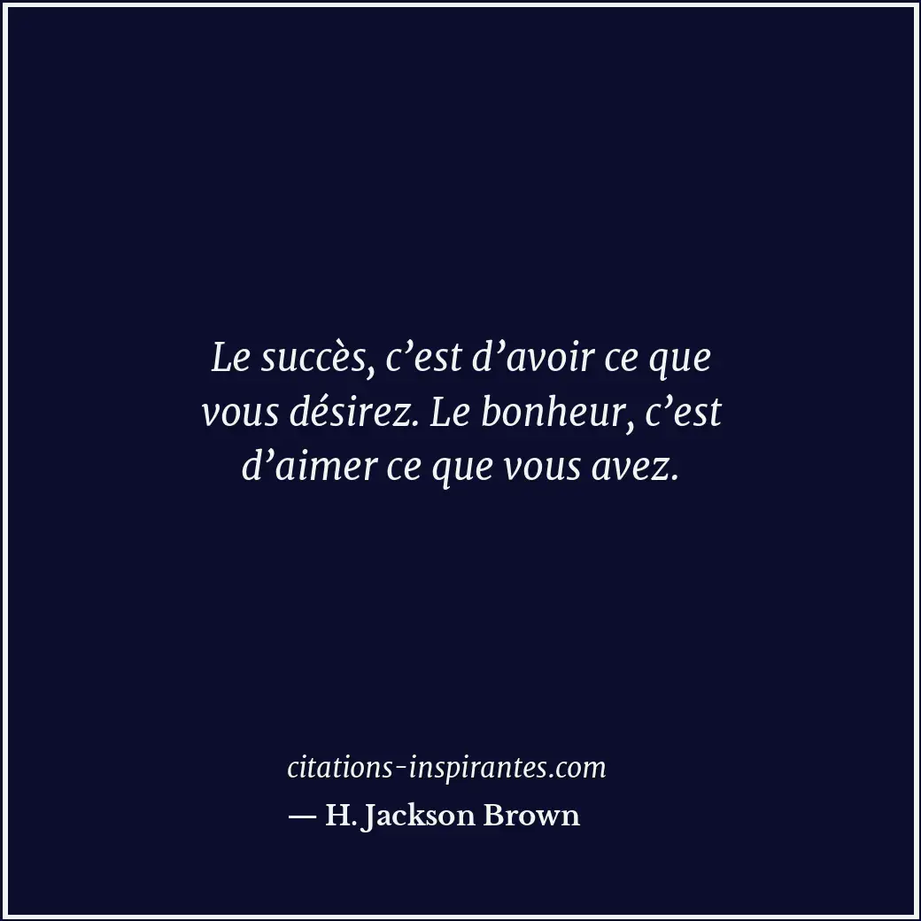 Citation de H. Jackson Brown