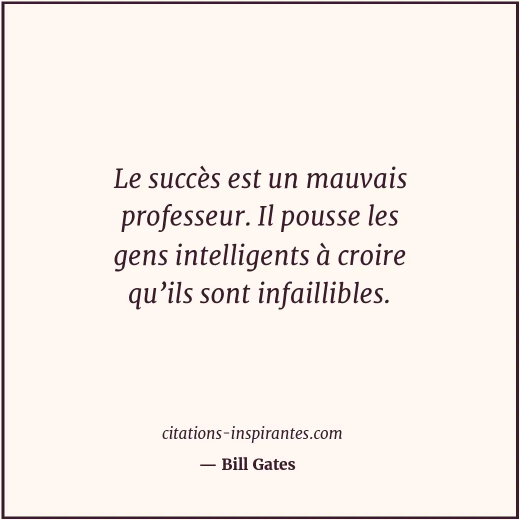 Citation de Bill Gates