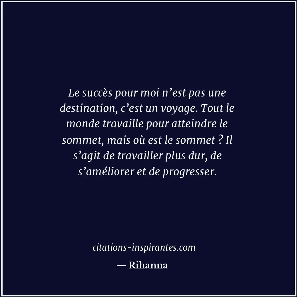 Citation de Rihanna