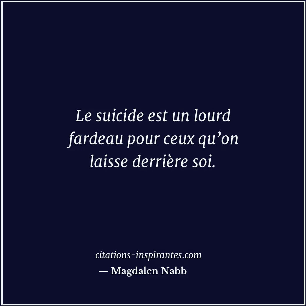 Citation de Magdalen Nabb
