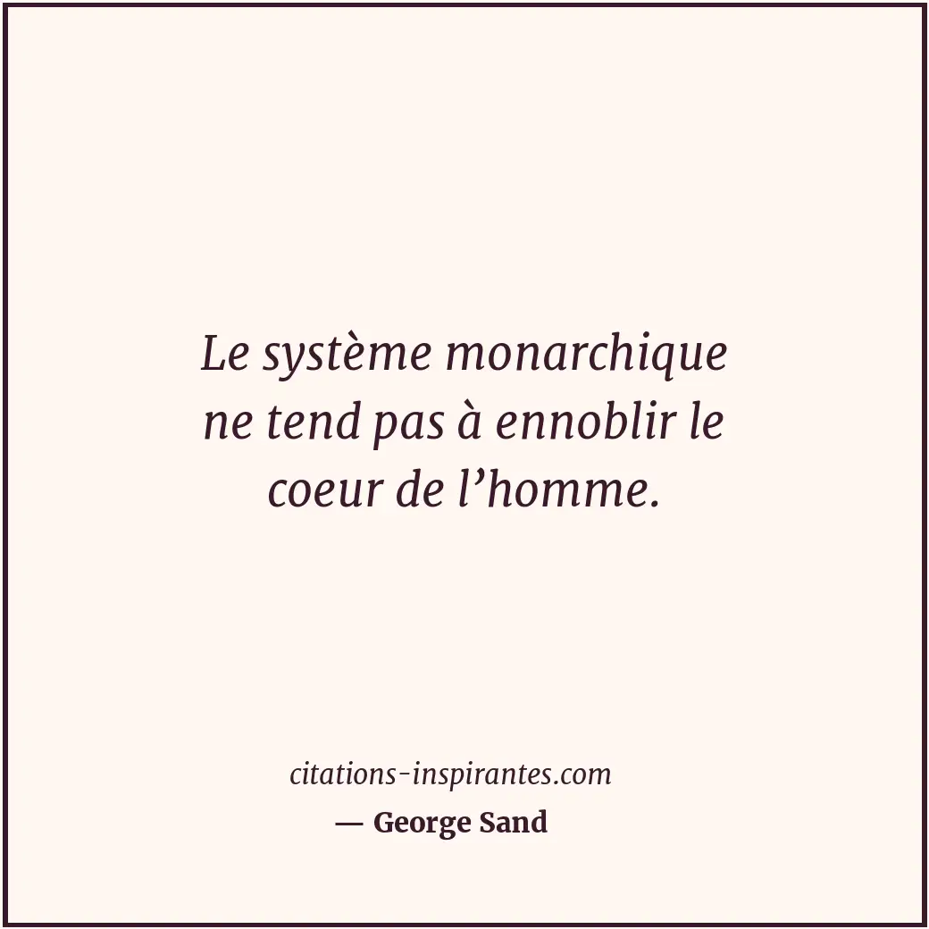 Citation de George Sand