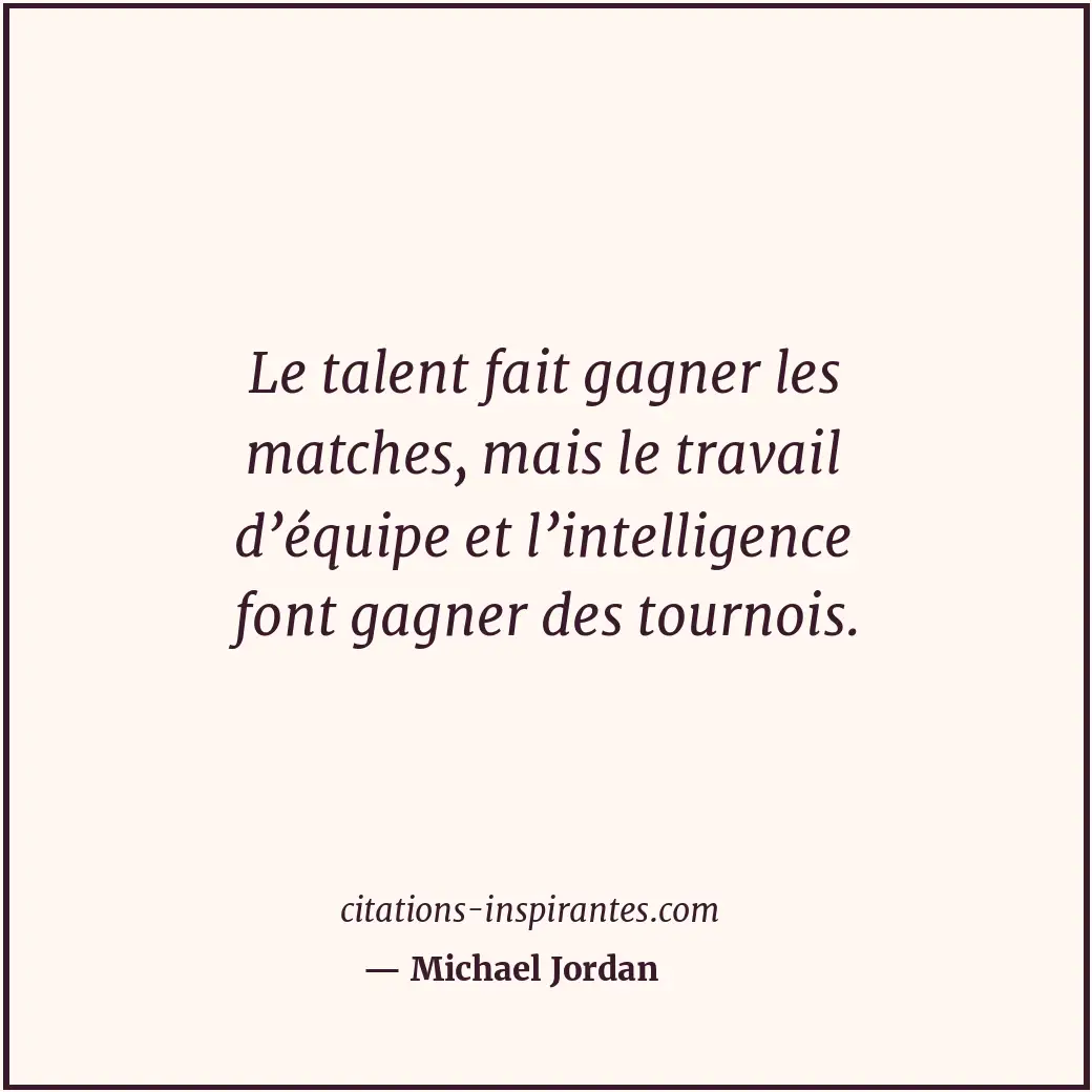 Citation de Michael Jordan