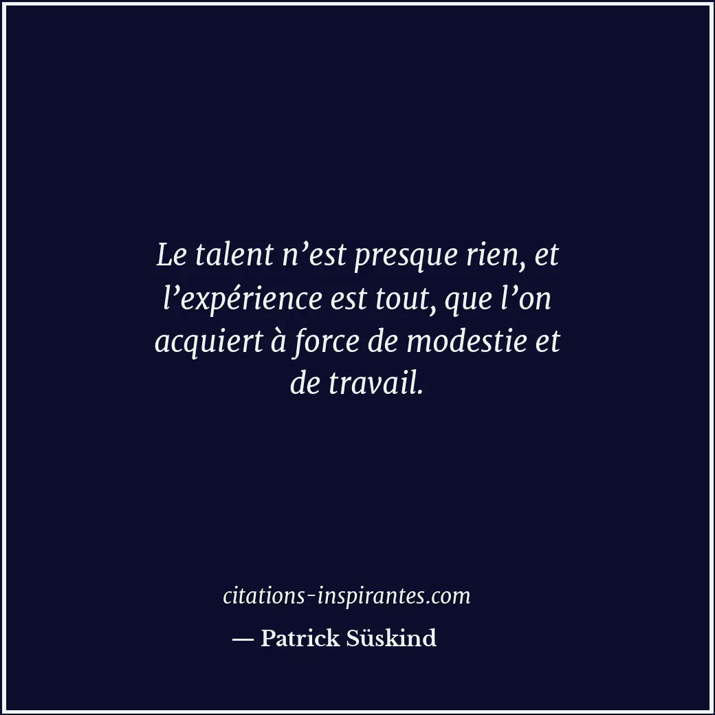 Citation de Patrick Süskind