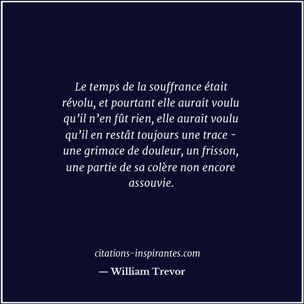 Citation de William Trevor