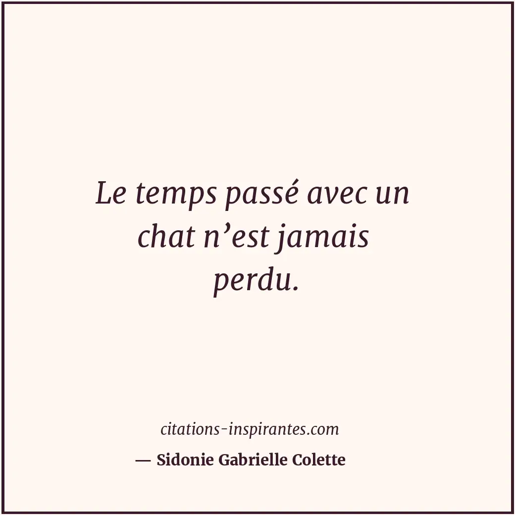 Citation de Sidonie Gabrielle Colette