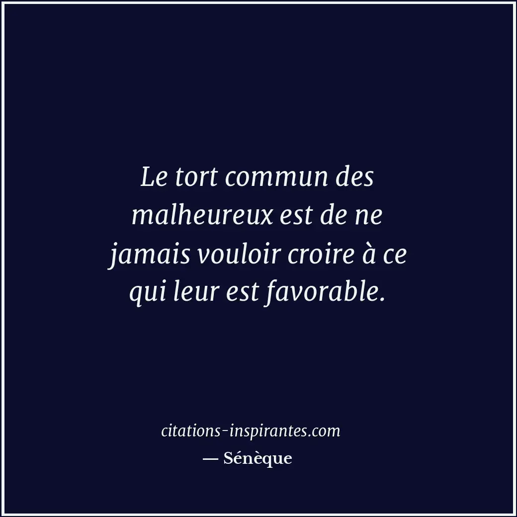 Citation de Sénèque