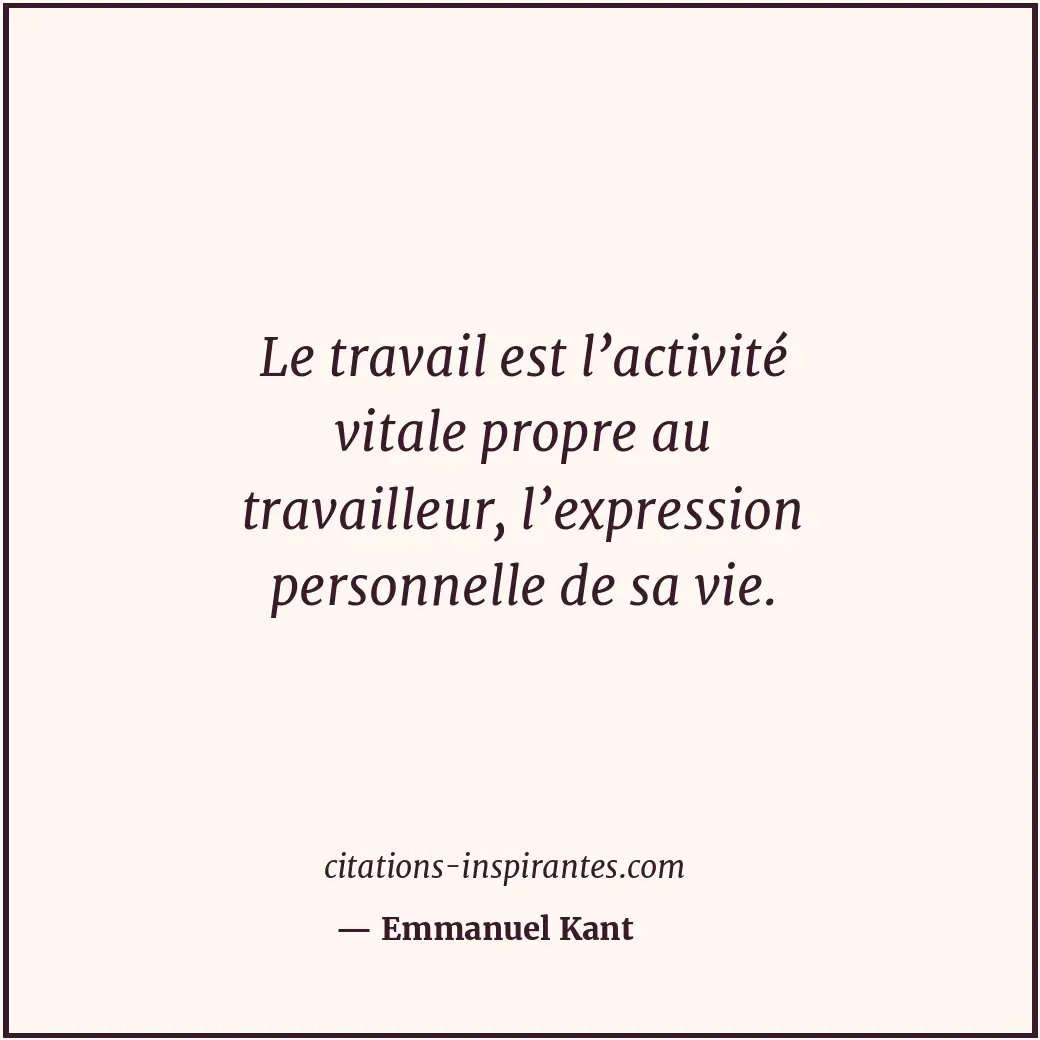 Citation de Emmanuel Kant