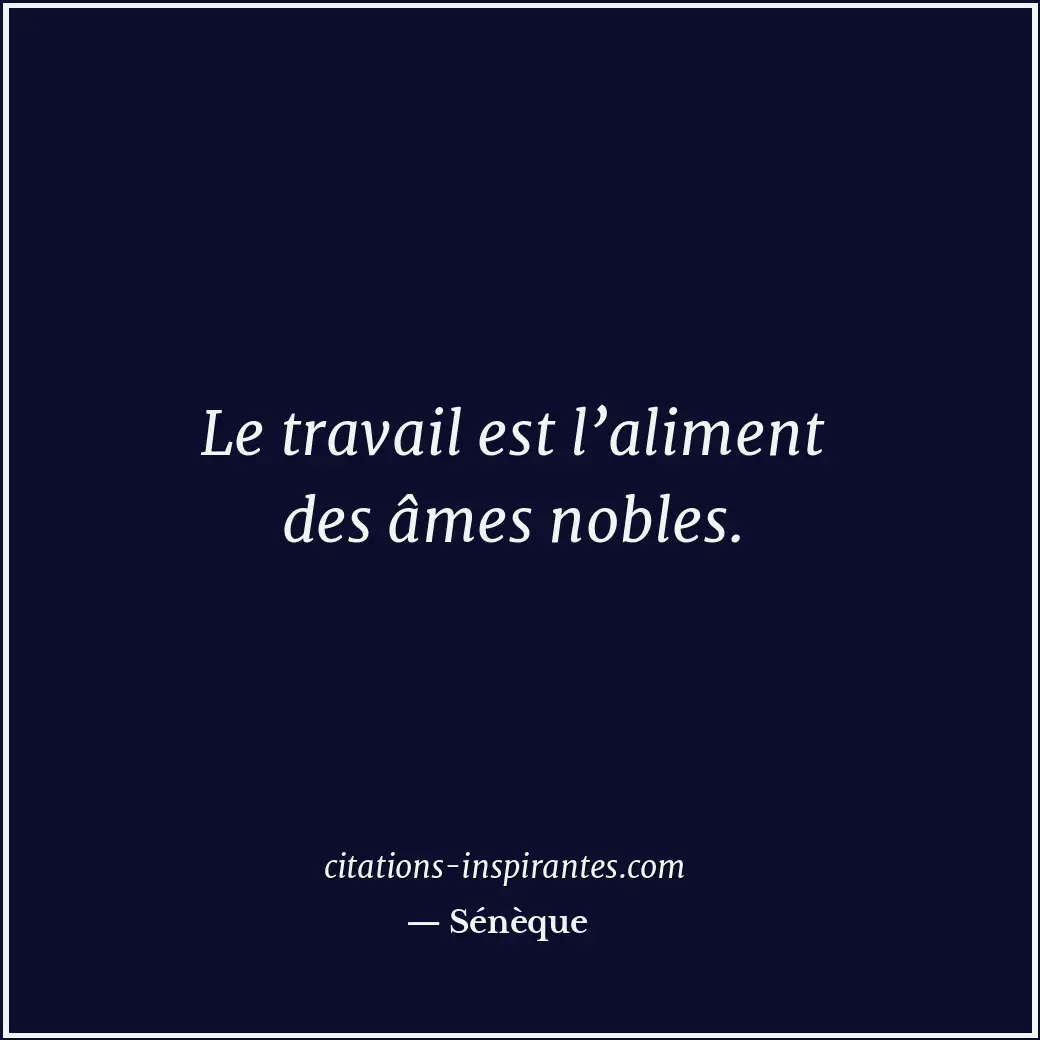 Citation de Sénèque