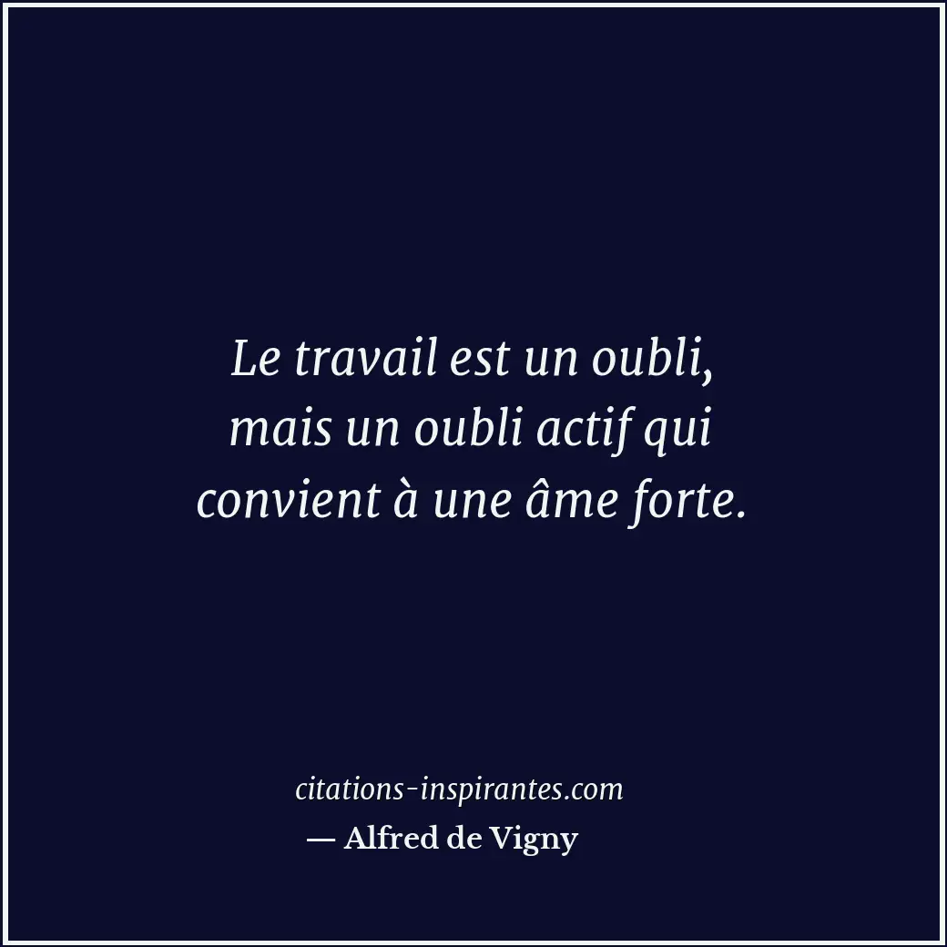 Citation de Alfred de Vigny