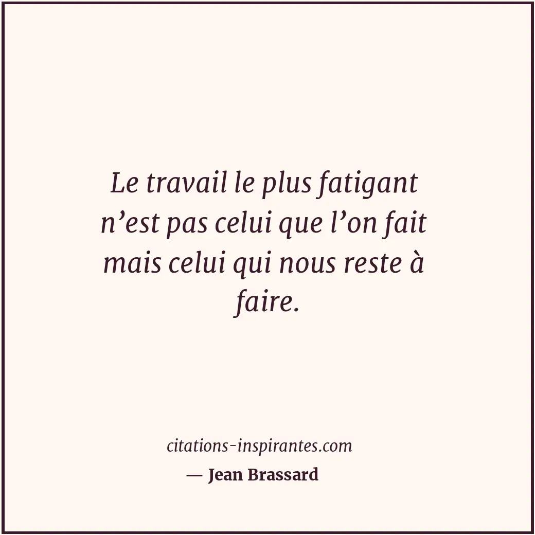 Citation de Jean Brassard