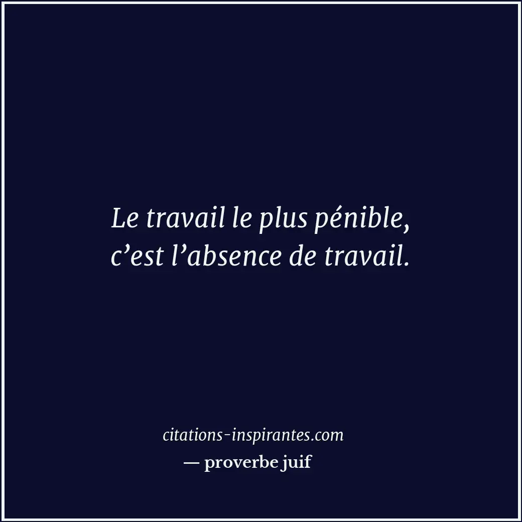 Citation de proverbe juif
