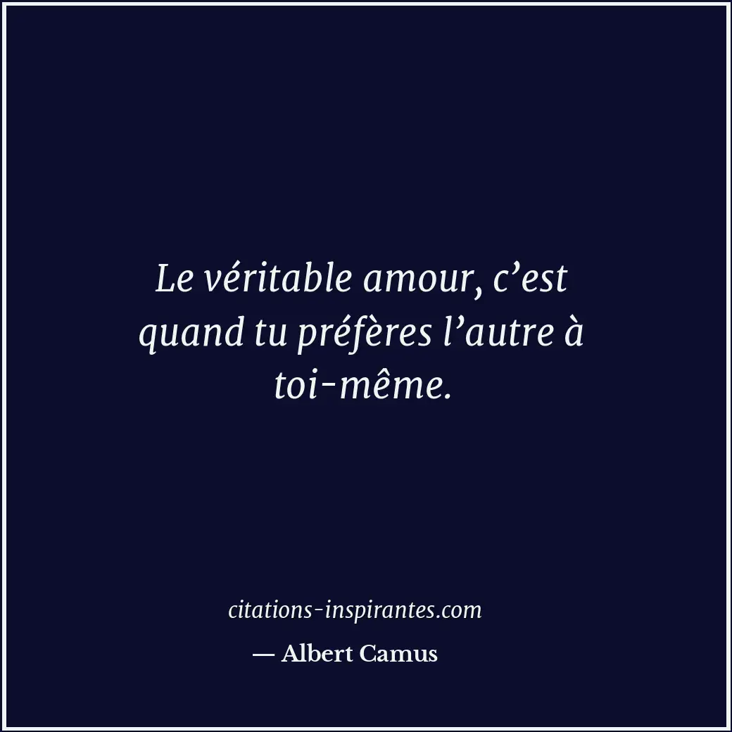 Citation de Albert Camus