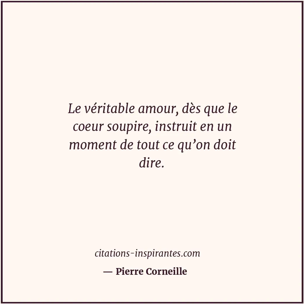 Citation de Pierre Corneille