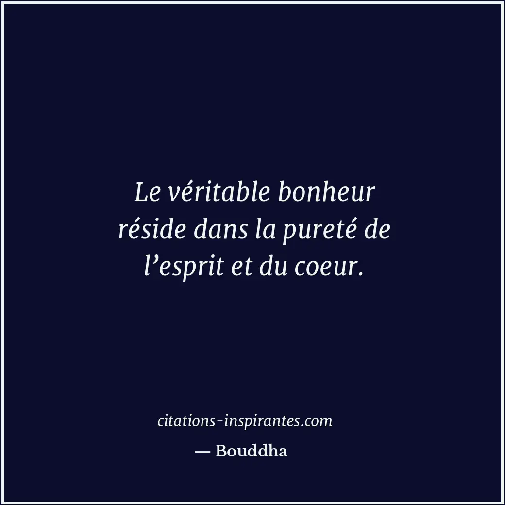 Citation de Bouddha