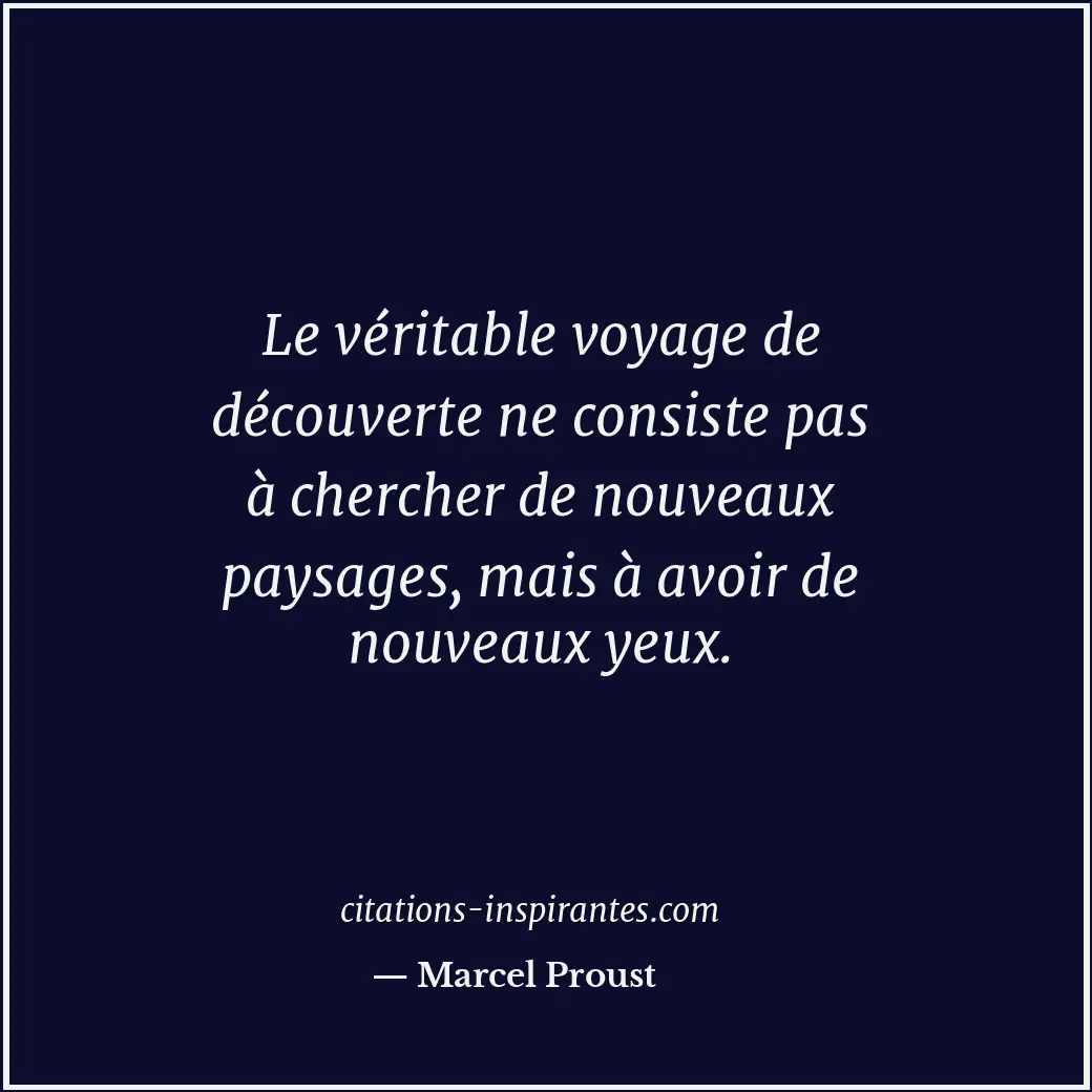 Citation de Marcel Proust