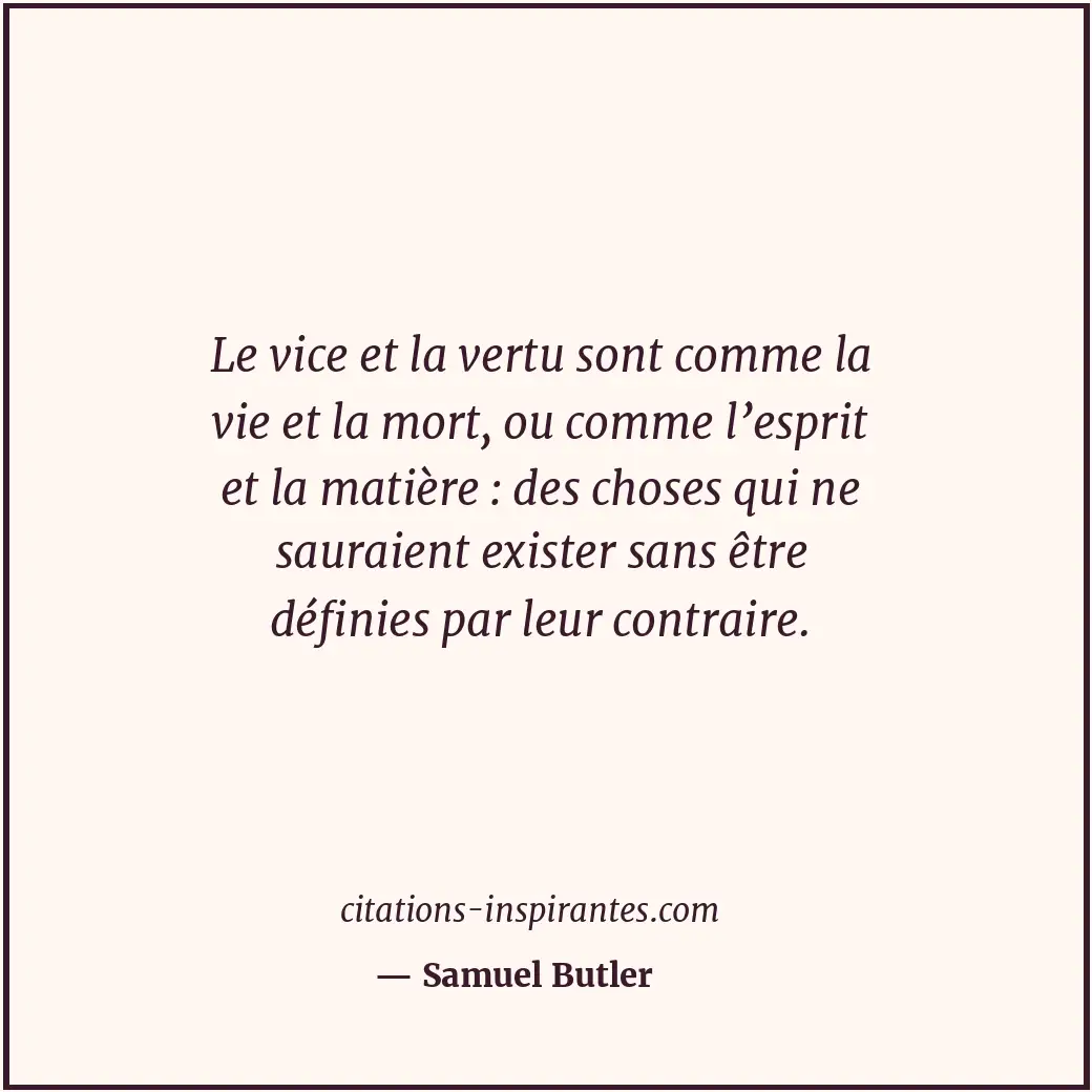 Citation de Samuel Butler