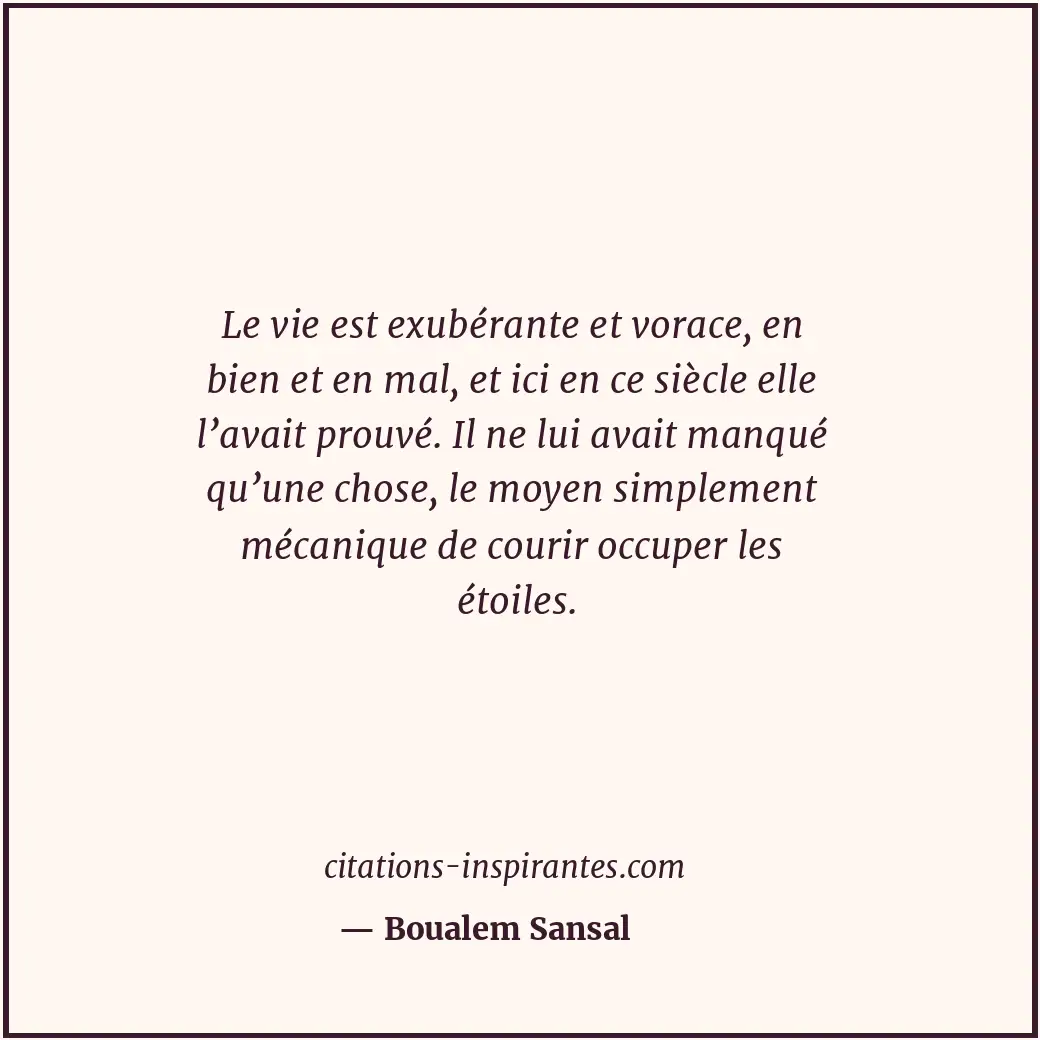 Citation de Boualem Sansal