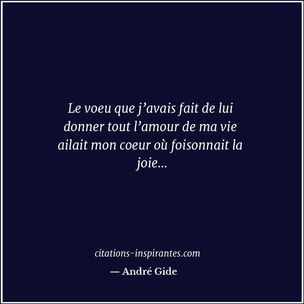 Citation de André Gide