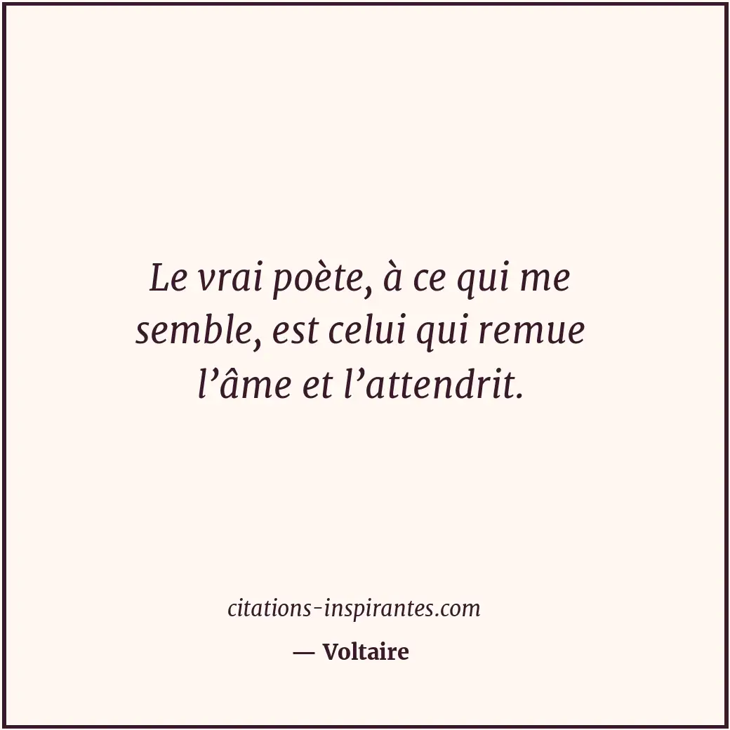 Citation de Voltaire