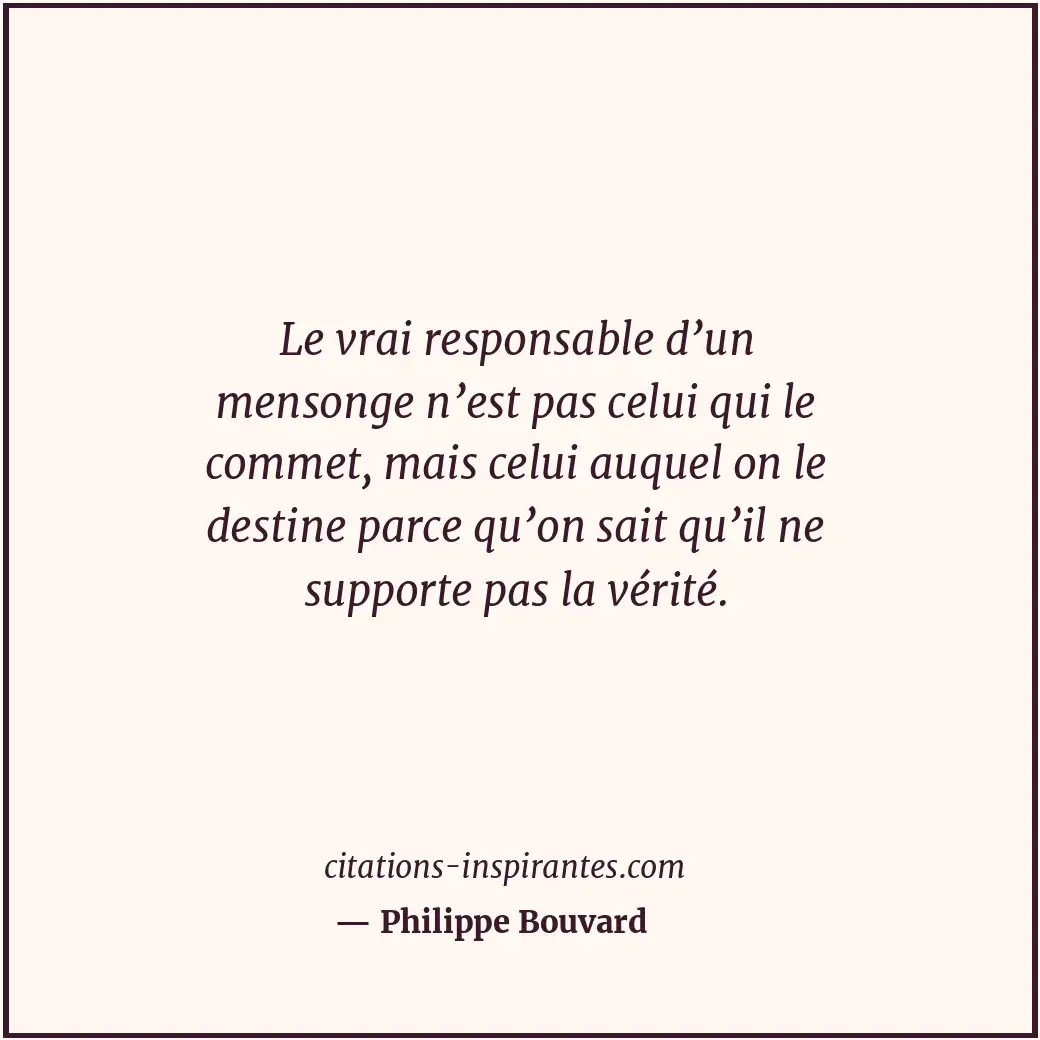 Citation de Philippe Bouvard