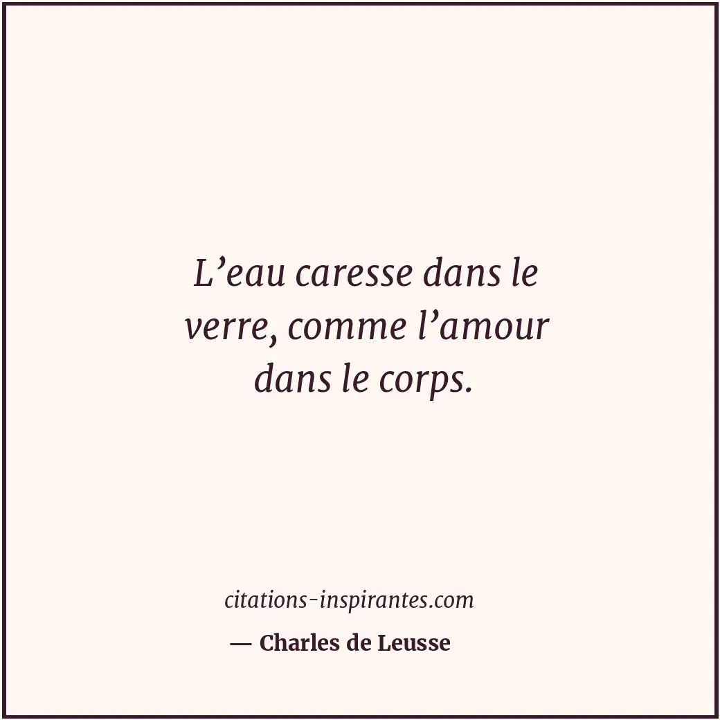 Citation de Charles de Leusse