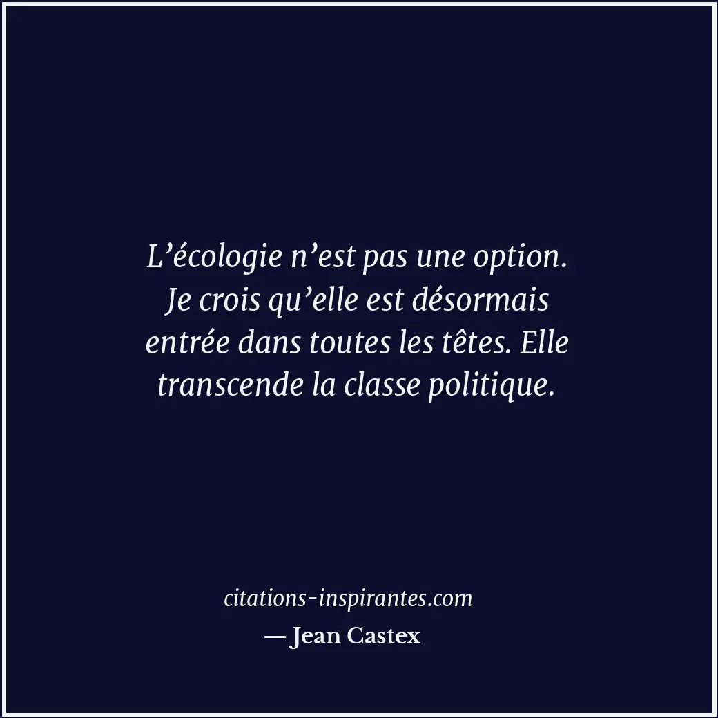 Citation de Jean Castex