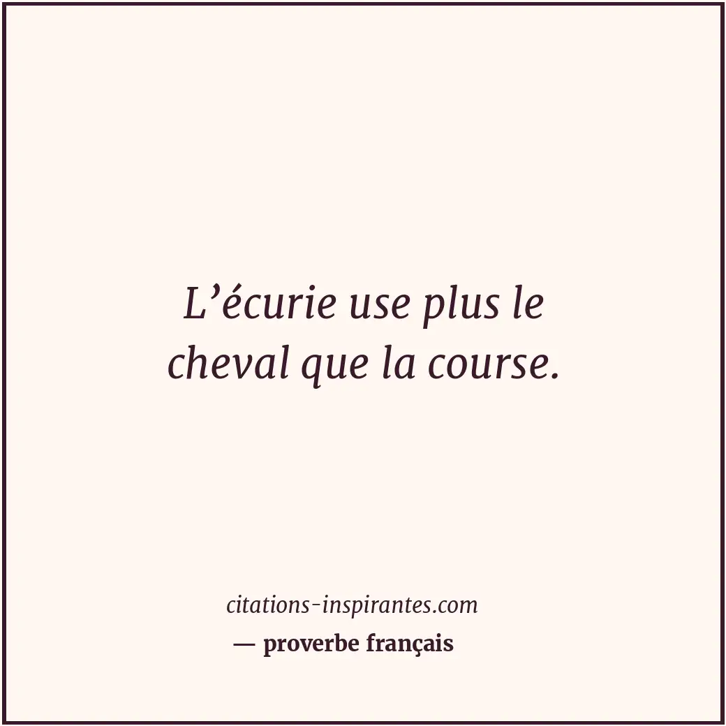 Citation de proverbe français