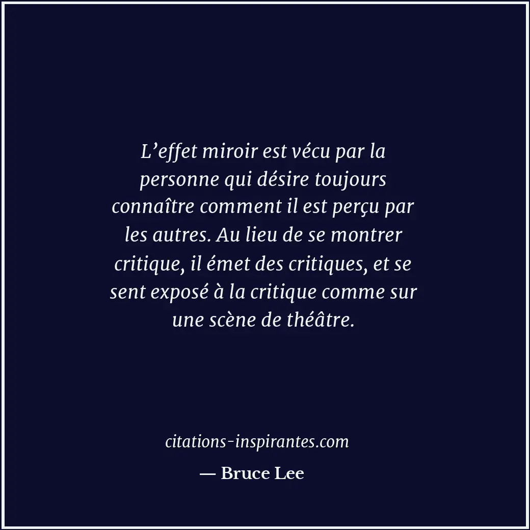 Citation de Bruce Lee