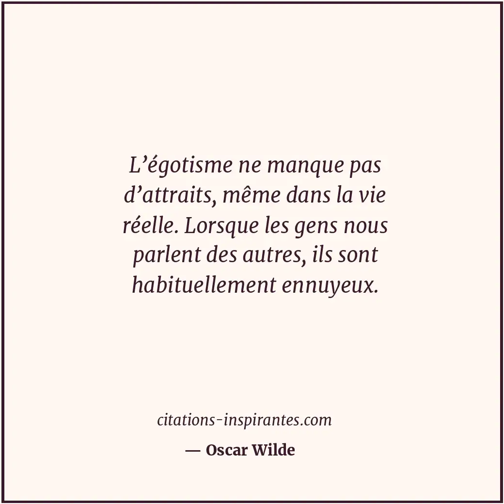 Citation de Oscar Wilde