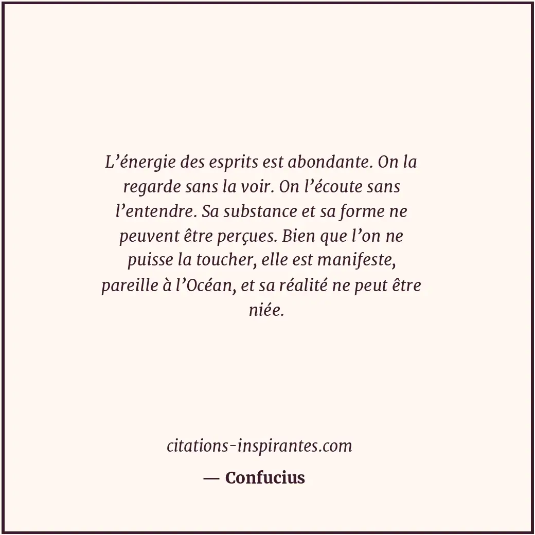 Citation de Confucius