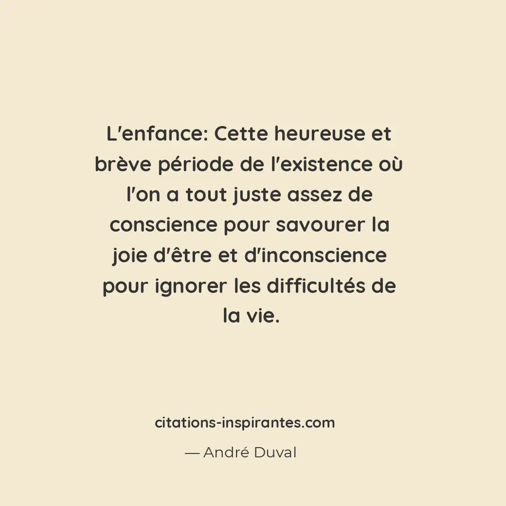 Citation de André Duval