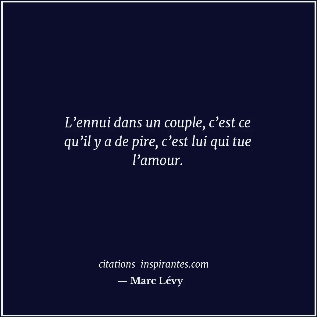 Citation de Marc Lévy