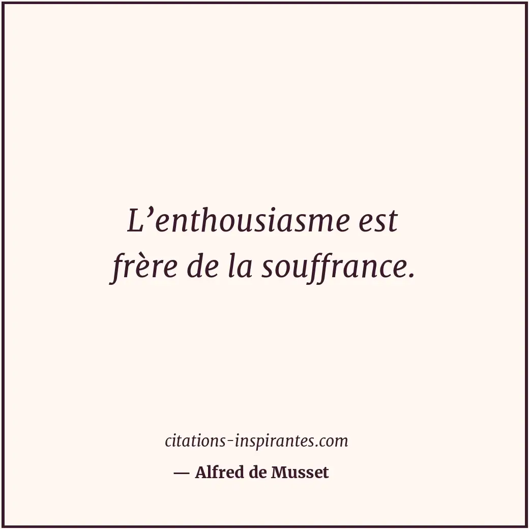 Citation de Alfred de Musset