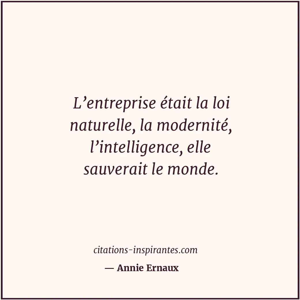 Citation de Annie Ernaux