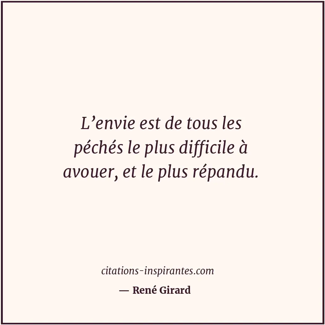 Citation de René Girard