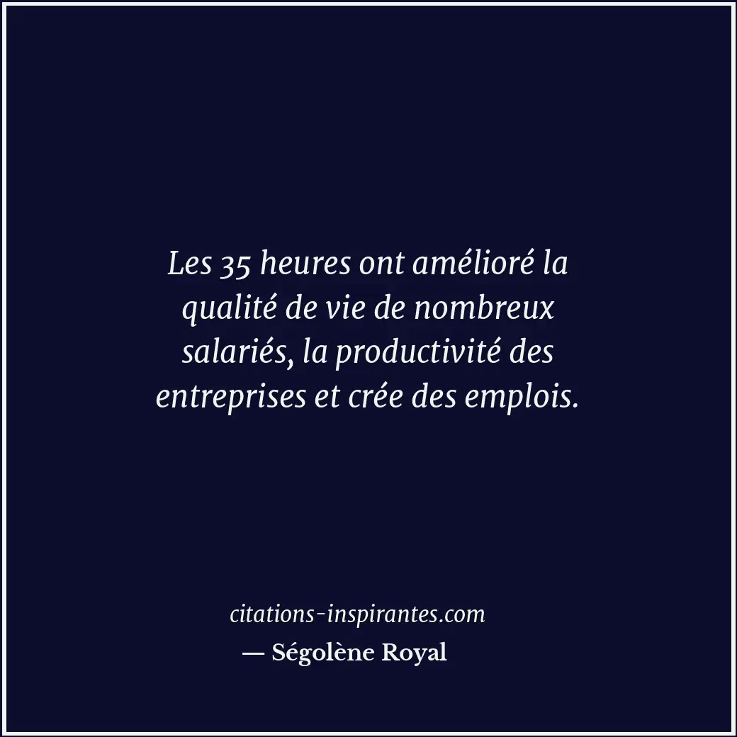 Citation de Ségolène Royal