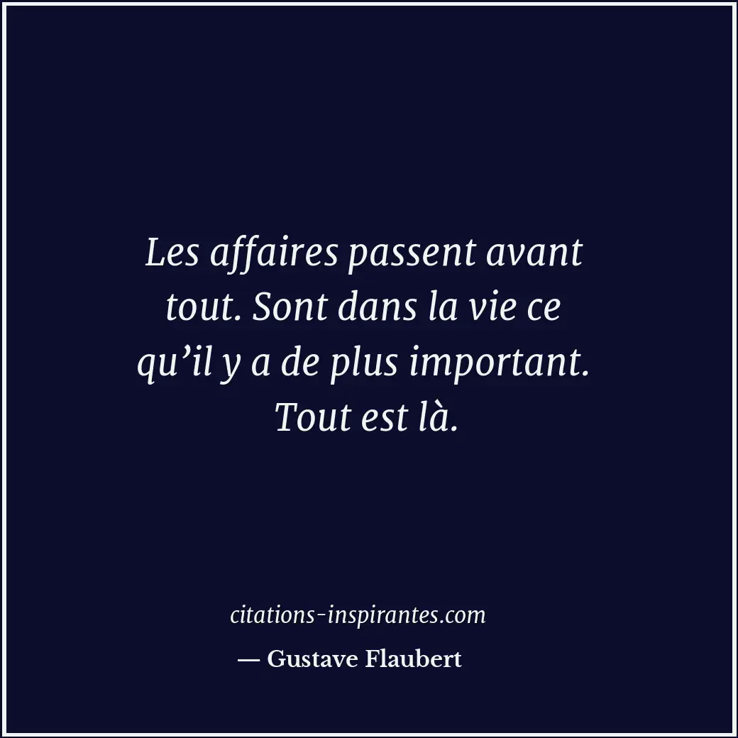 Citation de Gustave Flaubert