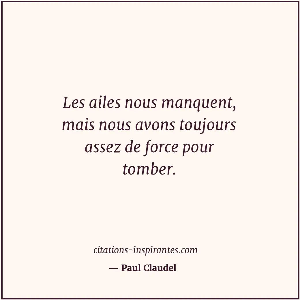 Citation de Paul Claudel