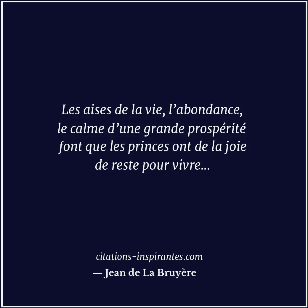 Citation de Jean de La Bruyère