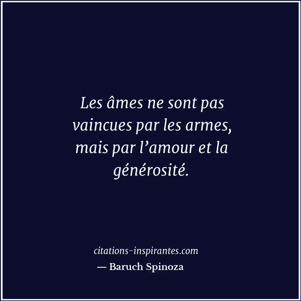 Citation de Baruch Spinoza