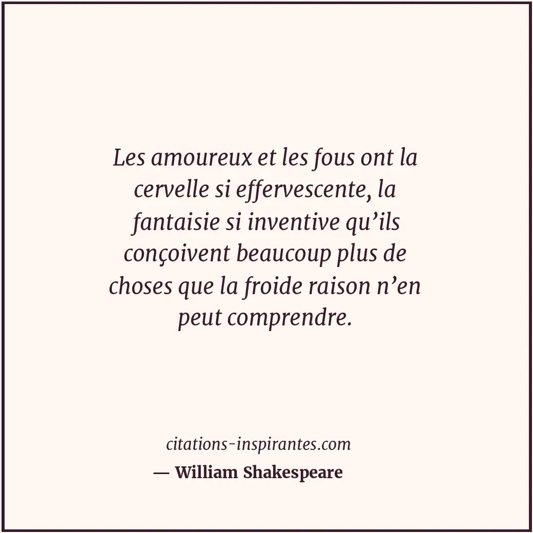 Citation de William Shakespeare