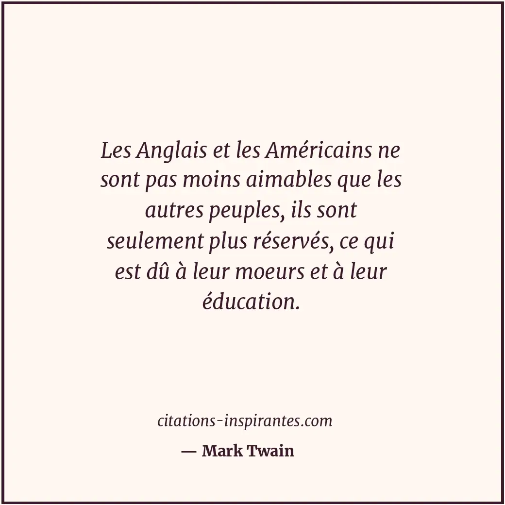 Citation de Mark Twain