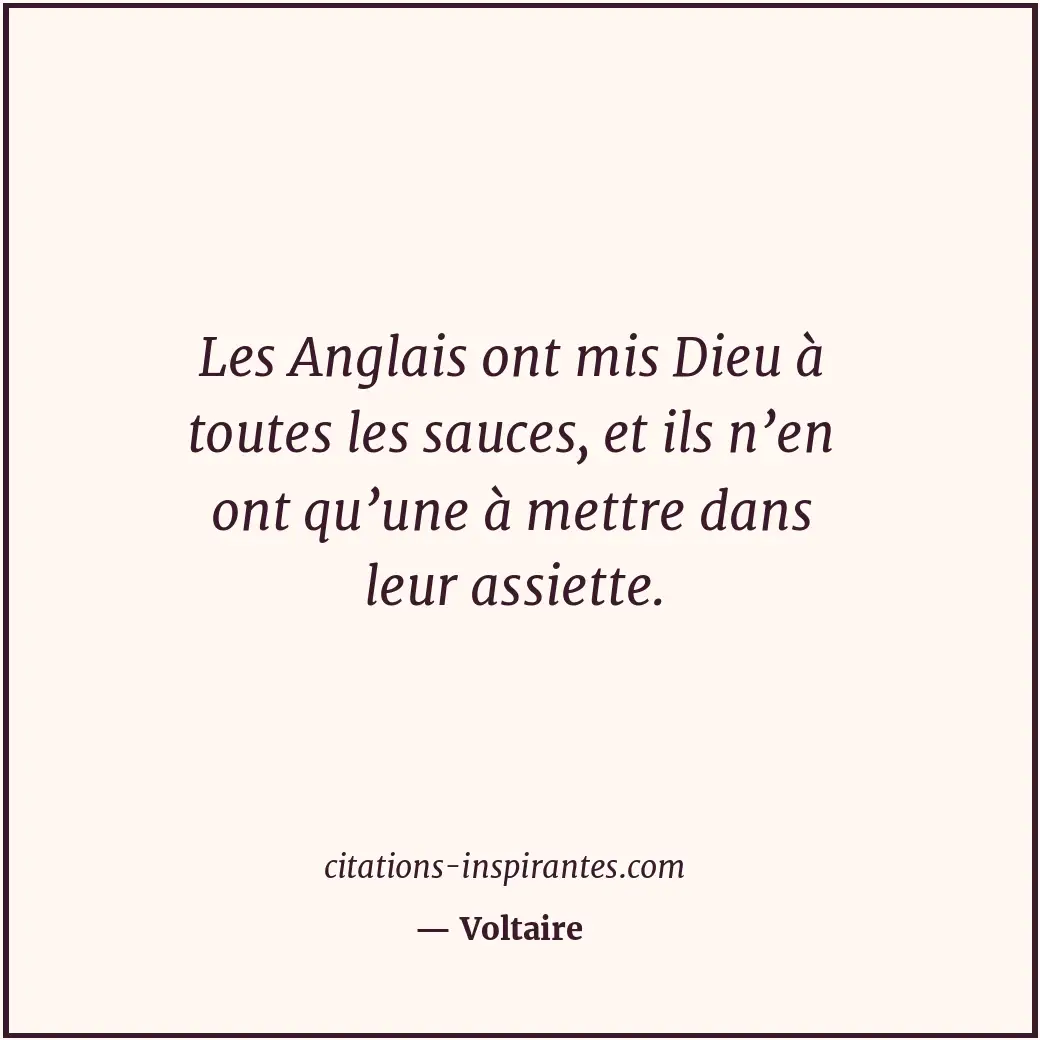 Citation de Voltaire