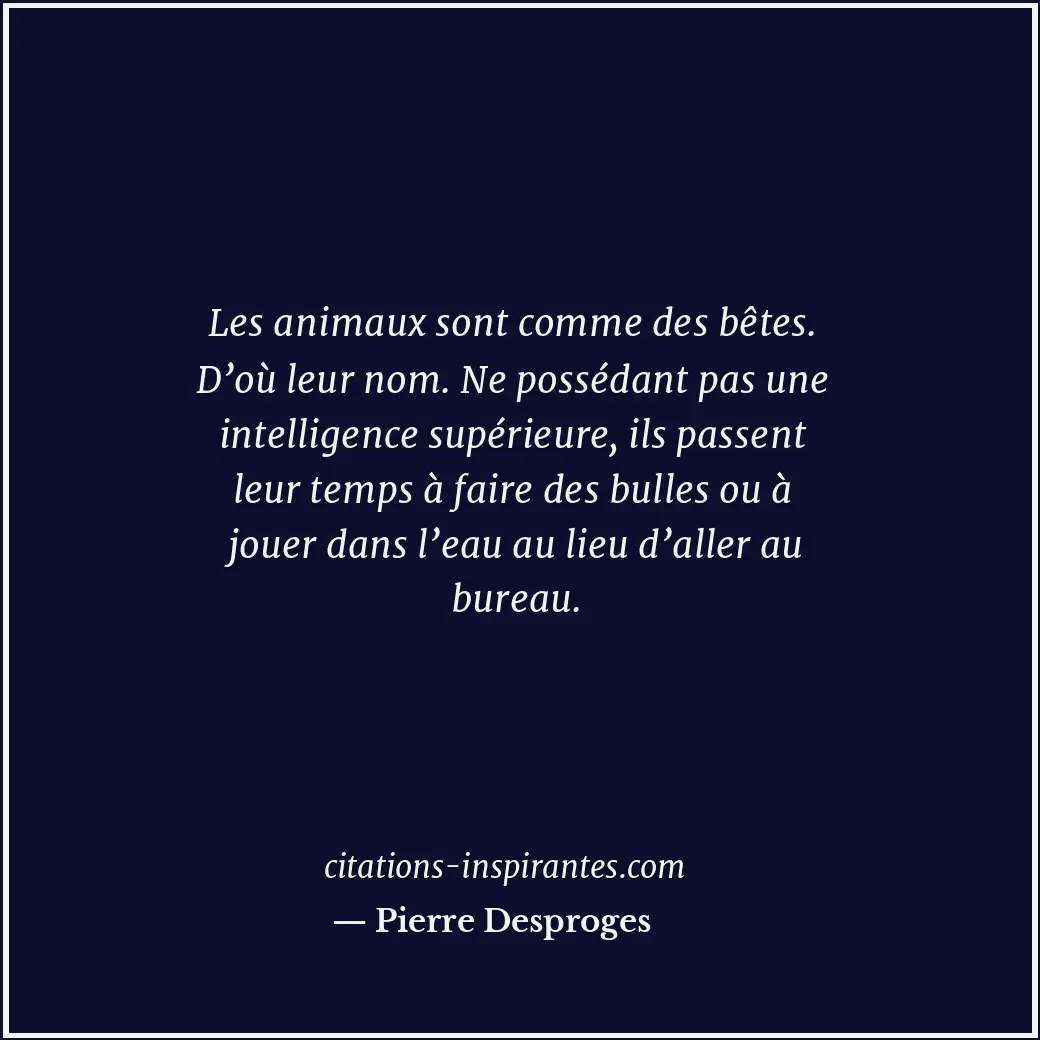 Citation de Pierre Desproges