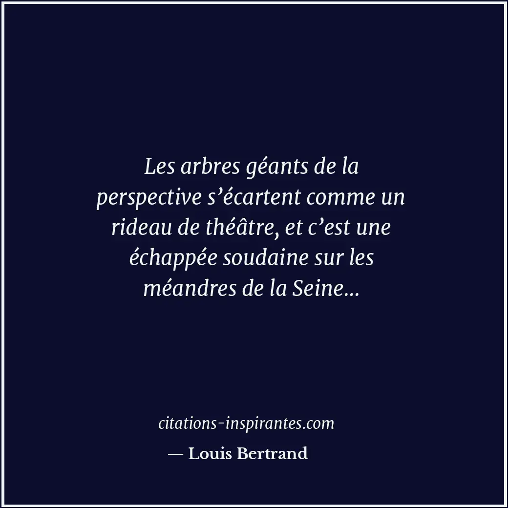 Citation de Louis Bertrand