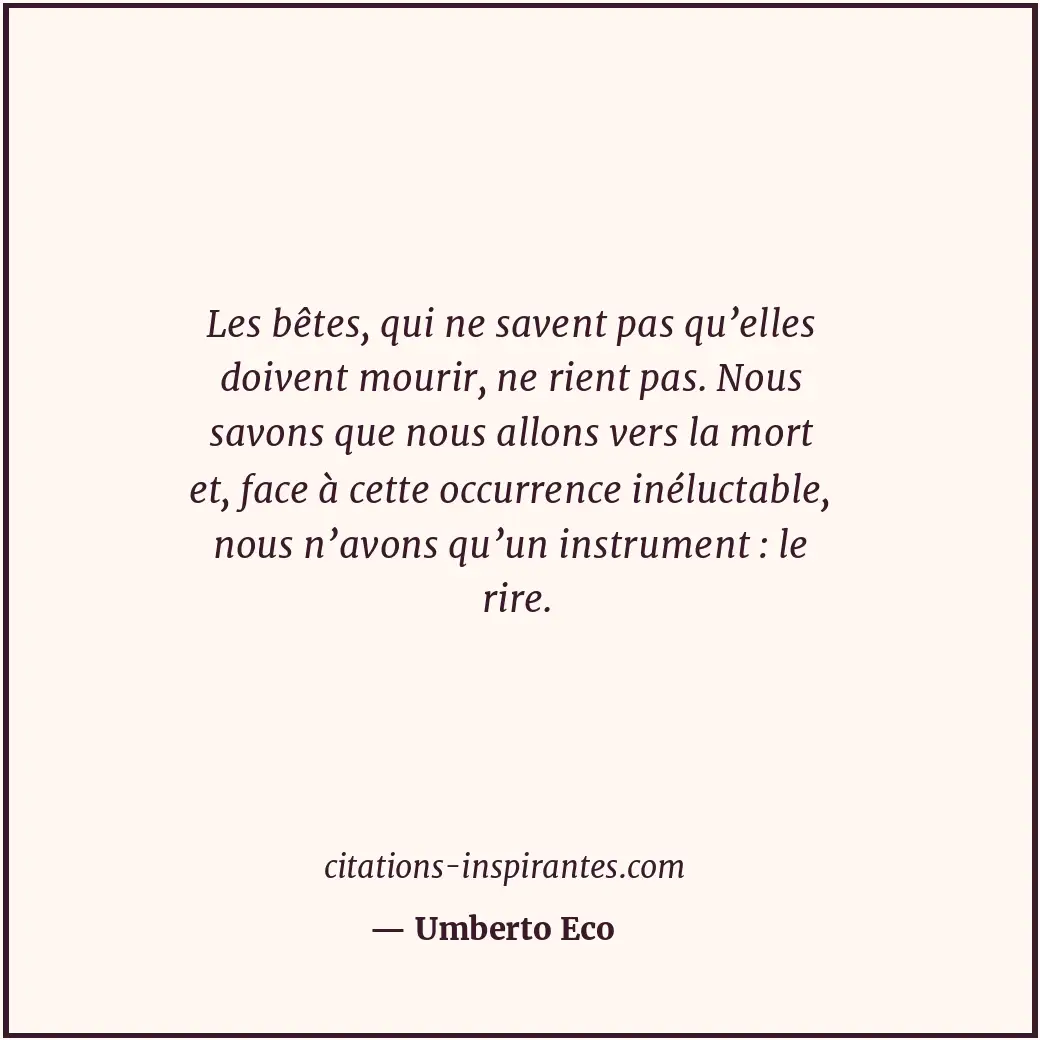 Citation de Umberto Eco
