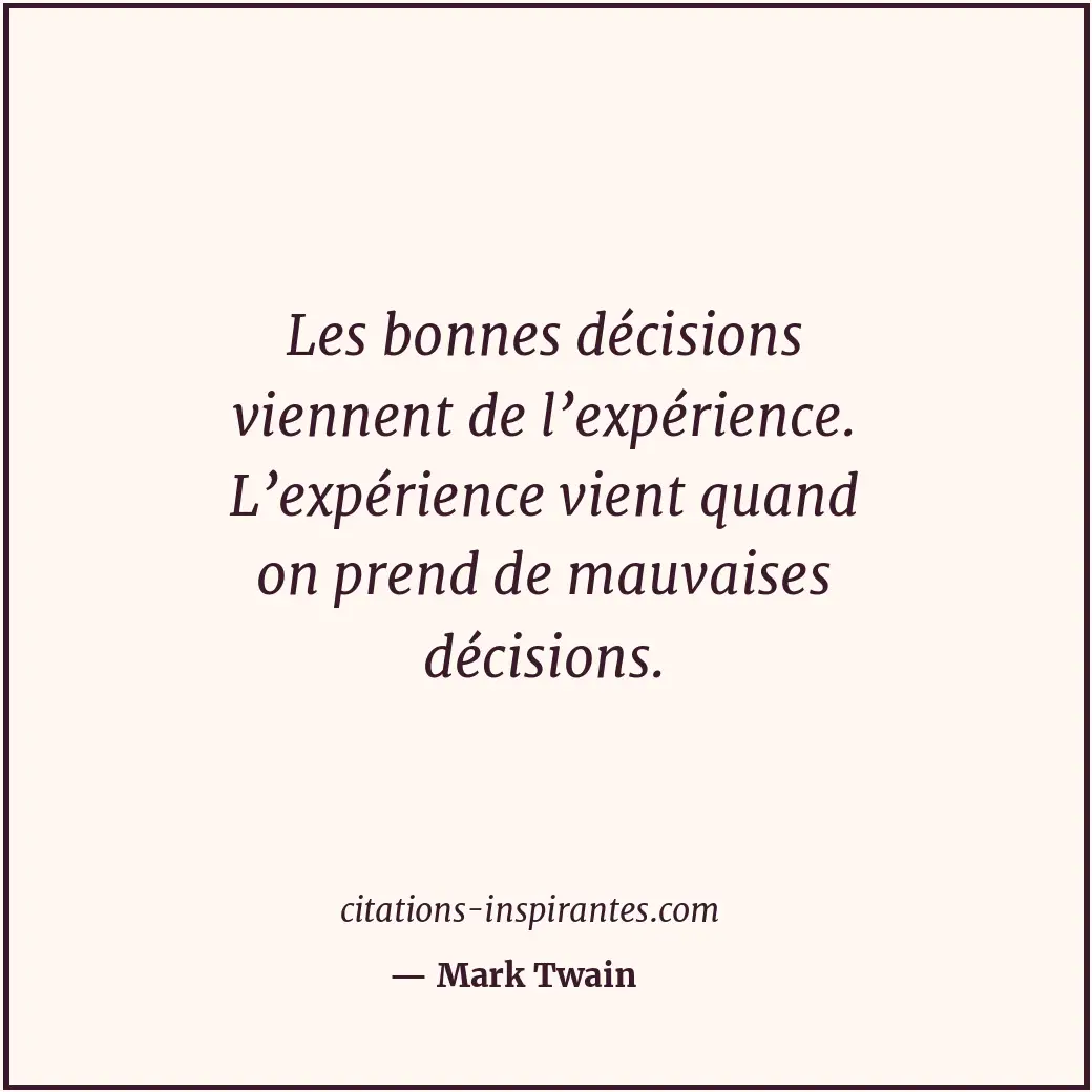 Citation de Mark Twain