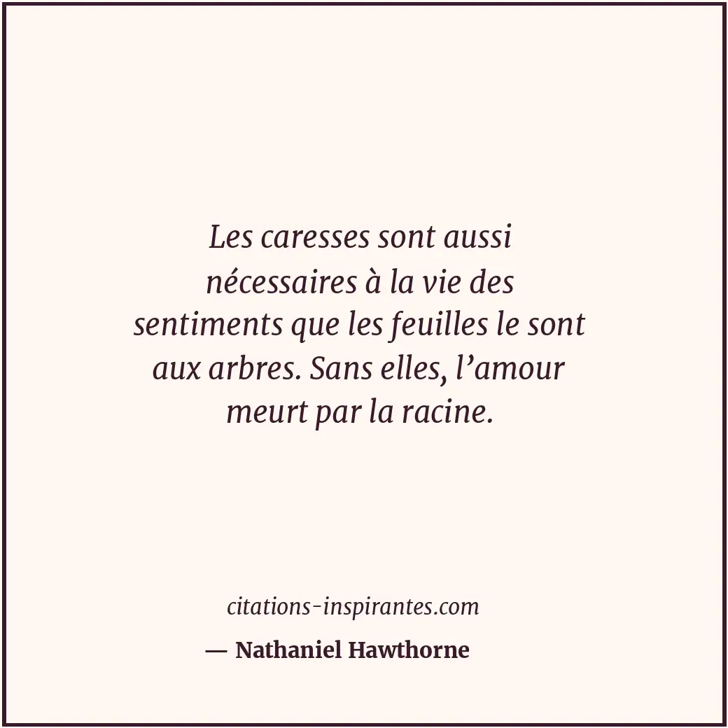 Citation de Nathaniel Hawthorne