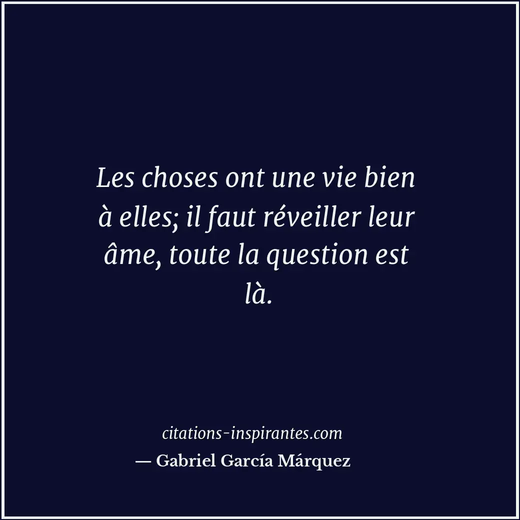 Citation de Gabriel García Márquez
