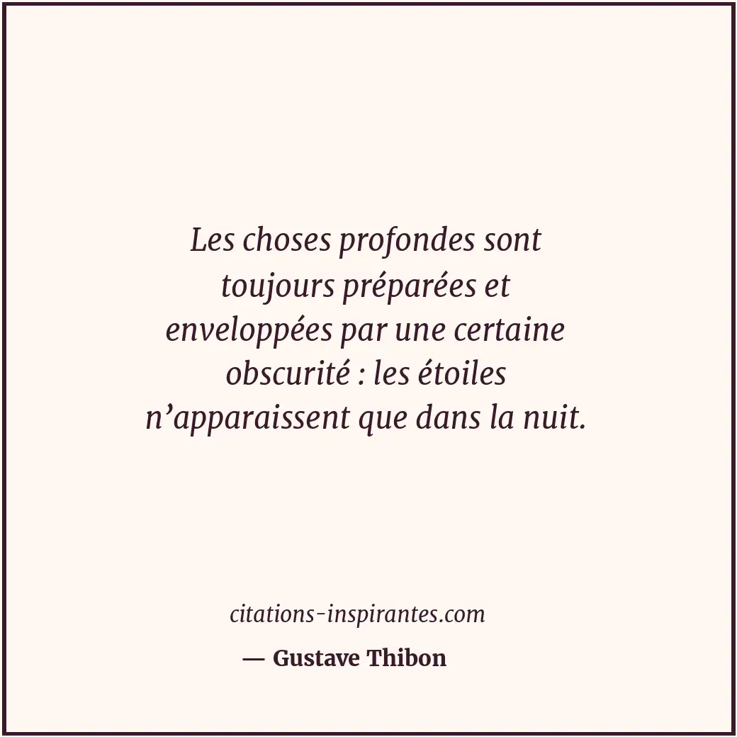 Citation de Gustave Thibon